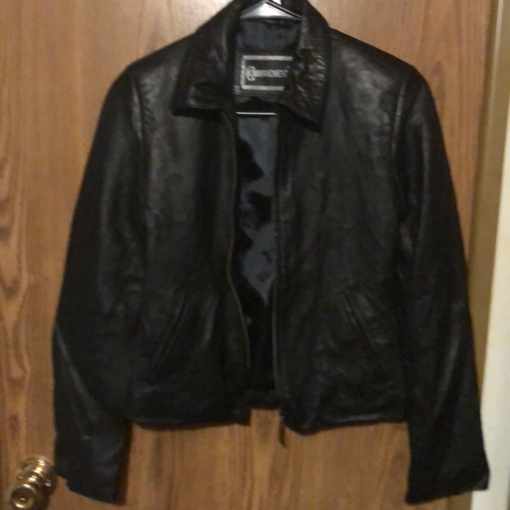 Leather jacket